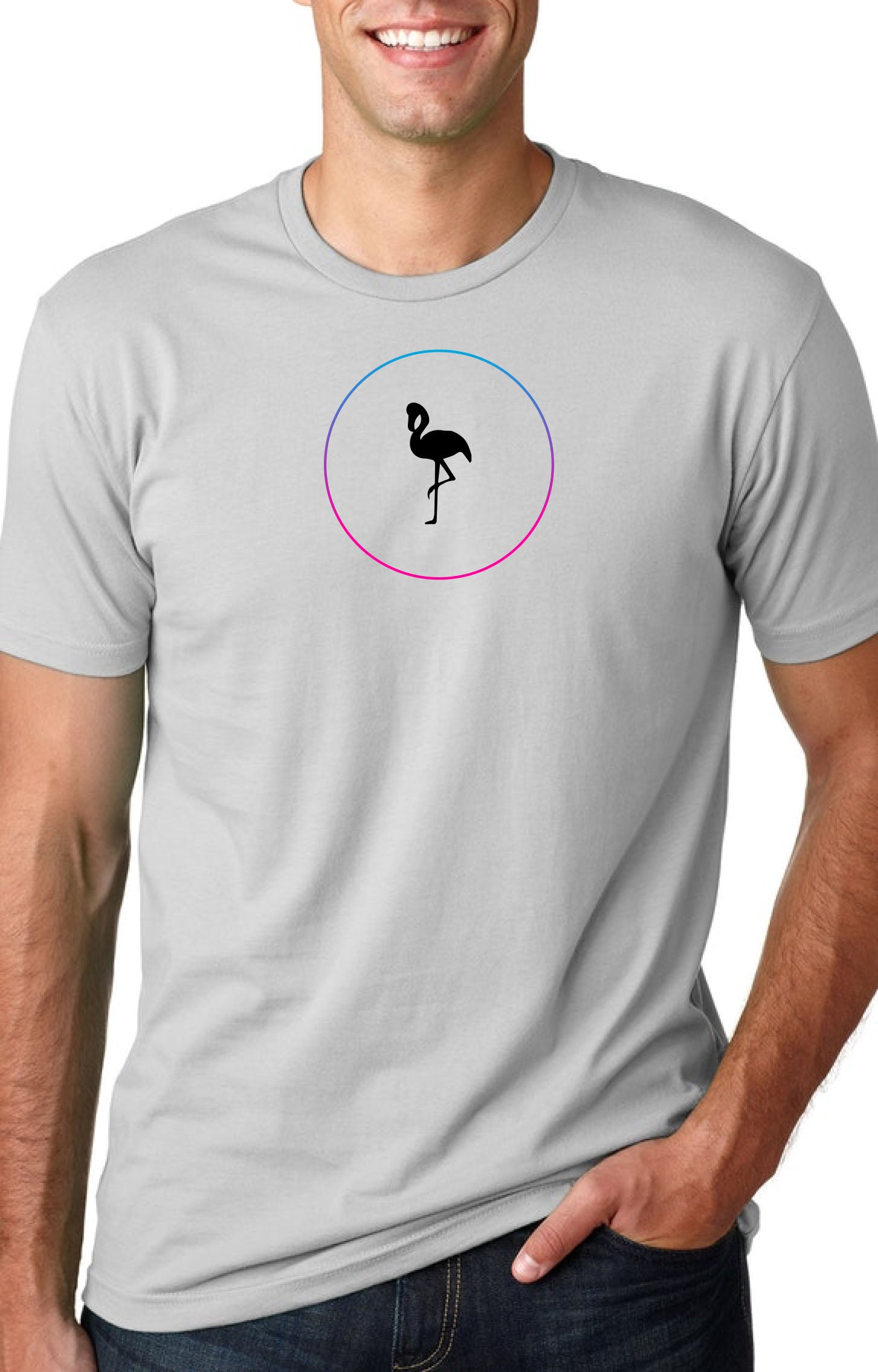 Native Flamingo GeoFrame Chest Logo